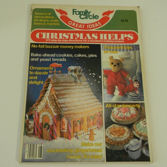 Vintage Family Circle Christmas Helps 1983 & Santa's Workshop Craft Project 1987 - Picture 5 of 7
